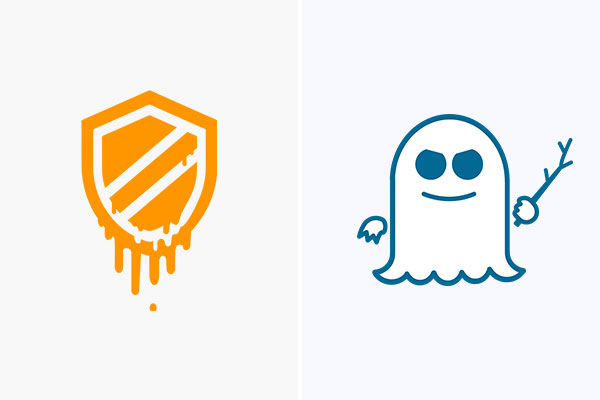 Meltdown and Spectre graphic icons